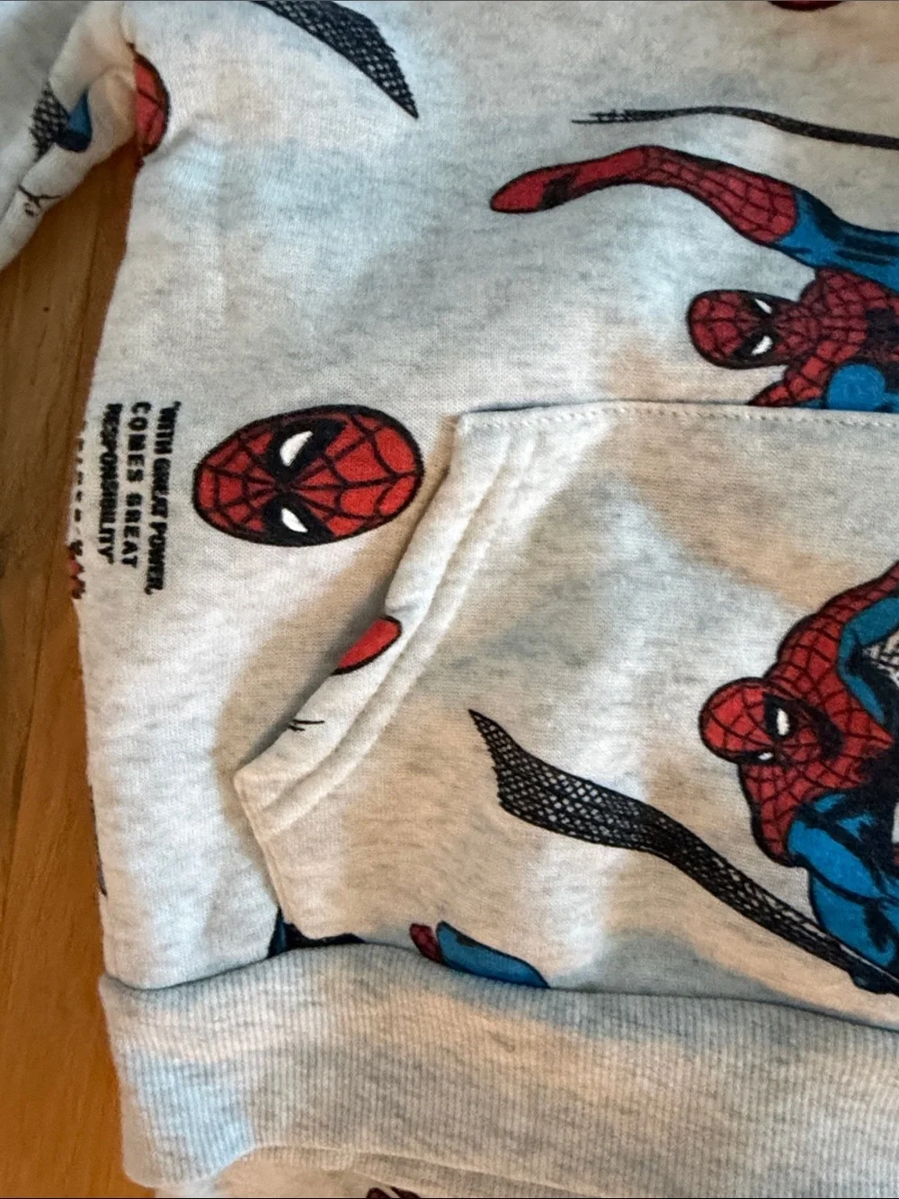 Marvel Red & Blue Spider-Man Toddler Hoodie